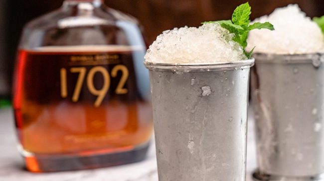 1792 small batch bourbon with ice