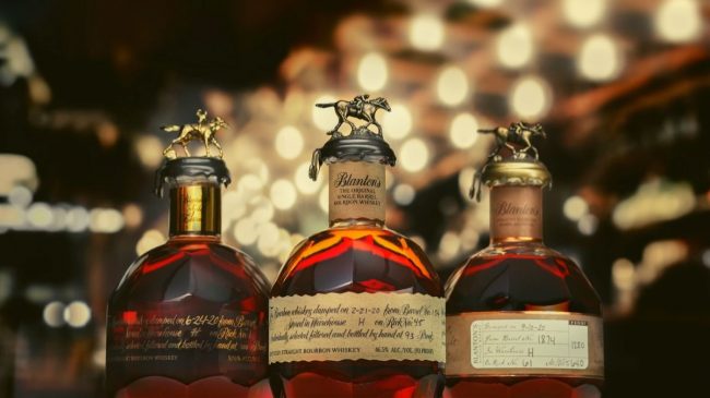 blantons single barrel bourbon bottles