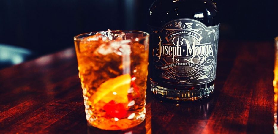 joseph magnus bourbon with ice