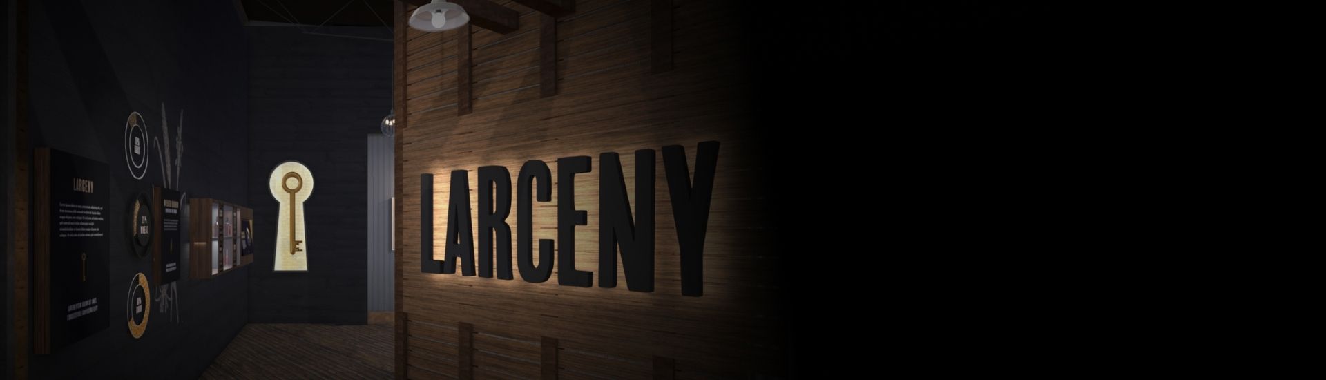 larceny 92 proof bourbon on store