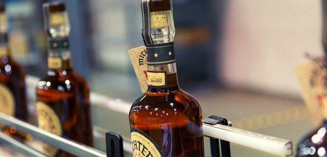 michters US 1 small batch bourbon bottle