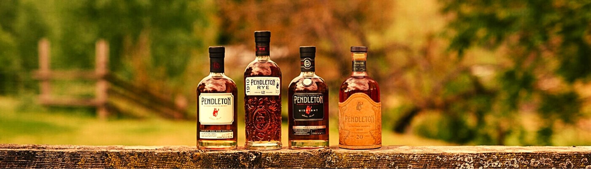 pendleton whiskey bottles