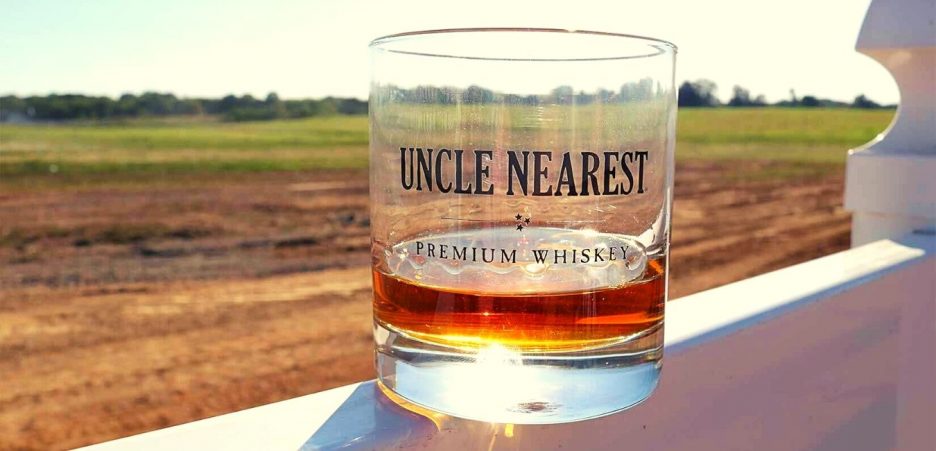 uncle nearest whiskey on glass