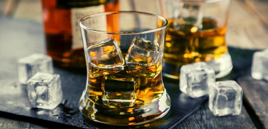 wathen bourbon bottle and glass